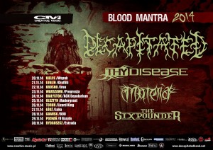 Poster BLOOD MANTRA Daty_Miasta