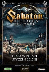Sabaton plakat zapowiedź